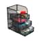 Mind Reader Black 3 Drawers Mini Desk Office Supplies Organizer